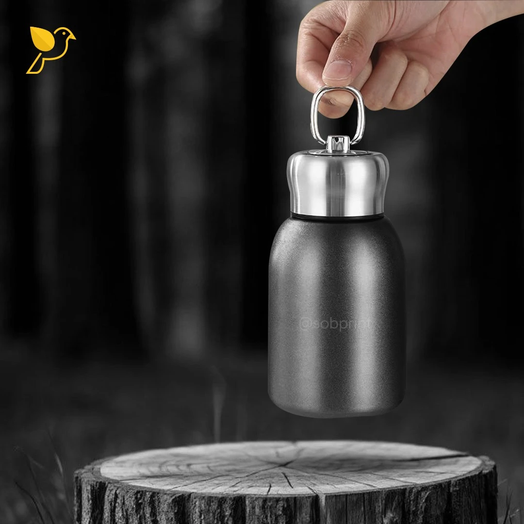 Mini Portable Stainless-Steel Water Bottle