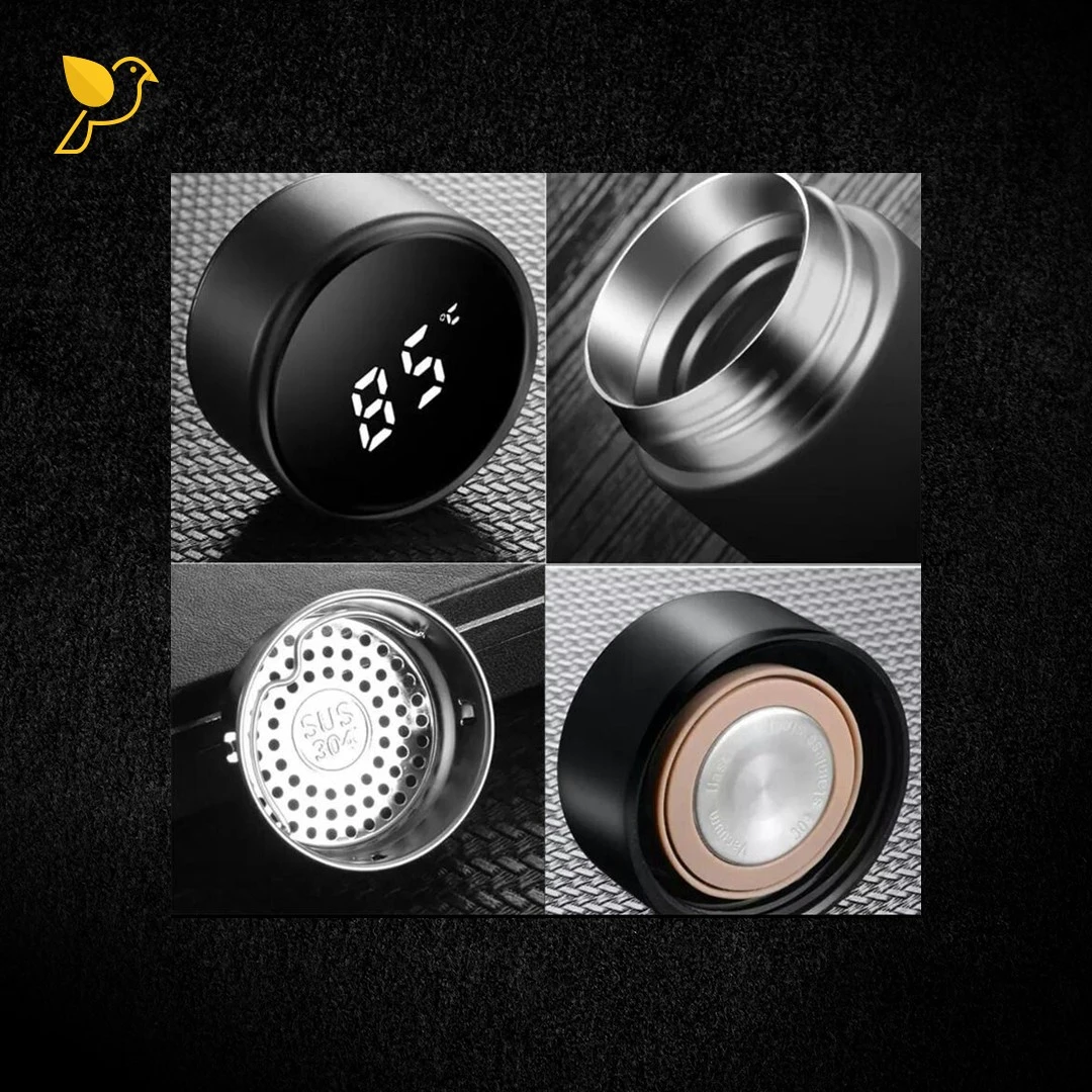 Touch Screen Stainless Steel Flask