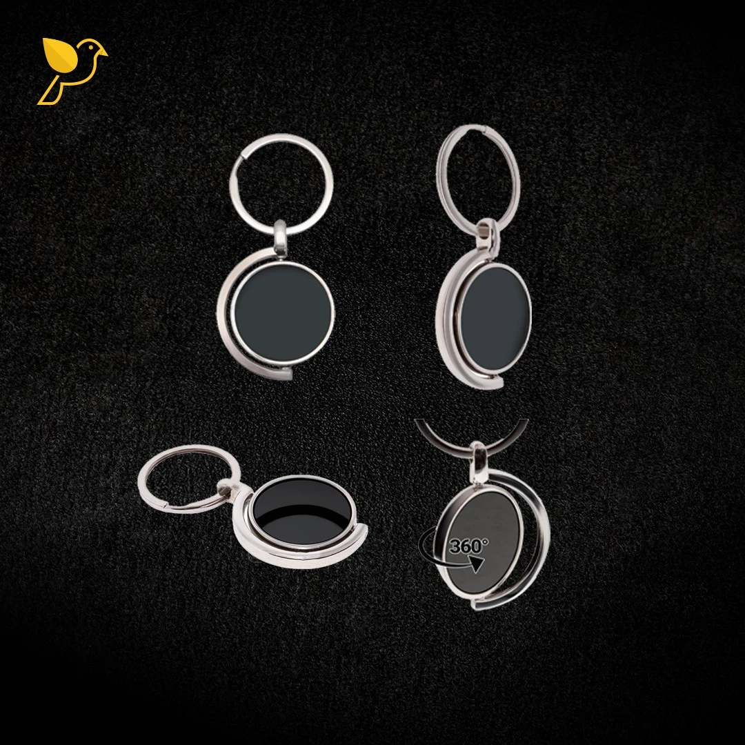 Metal Keyring with Customization Available